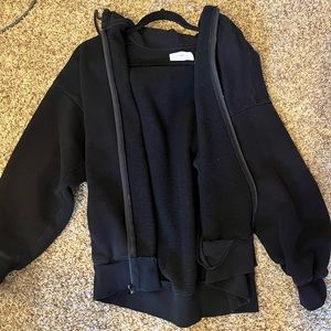 Aritzia Oversized Zip up Hoodie